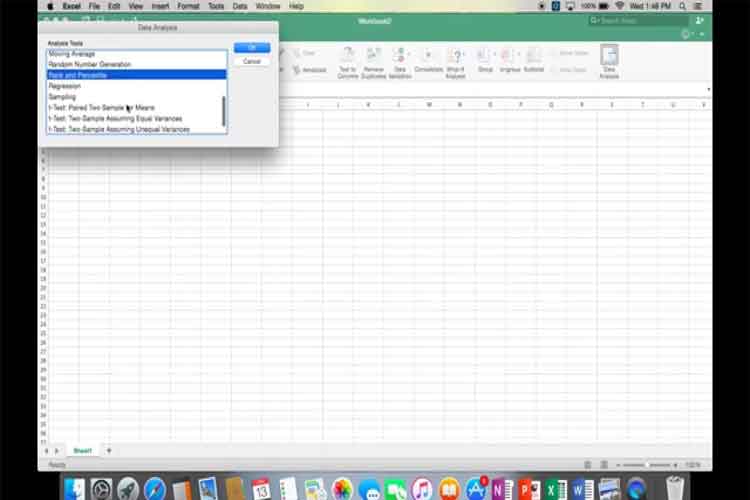 get the analysis toolpak for excel mac