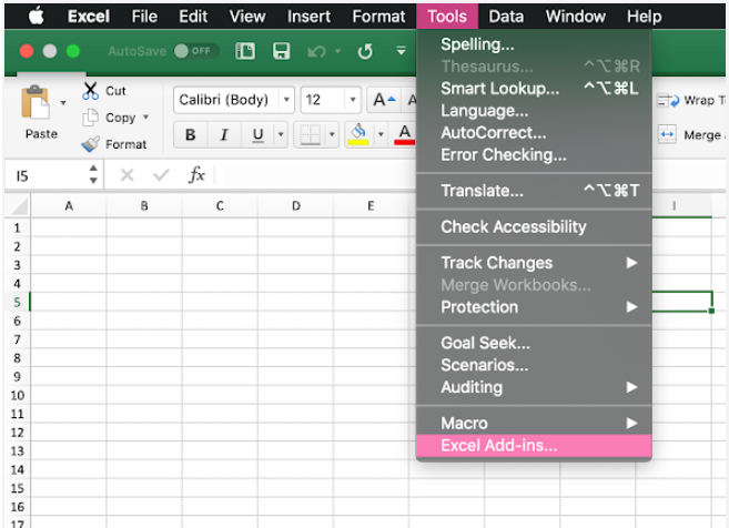 get the analysis toolpak for excel mac